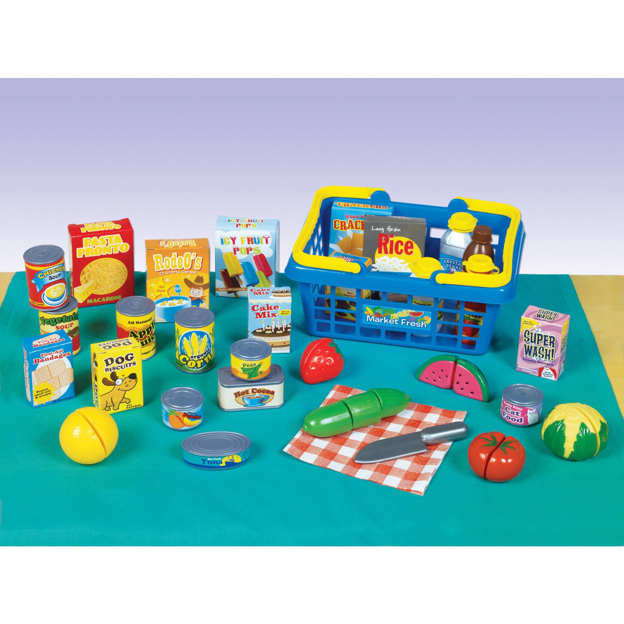 Small World Toys Get To The Grocer Pretend Play Set